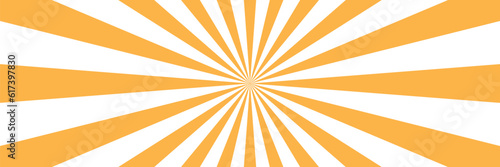 Sunburst, shiny sun background, summer sunny. Background with sun rays, sunrise shining pattern. Radial motion sun. Abstract background. Vector.