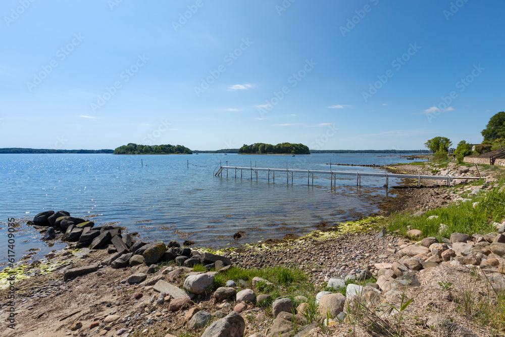 Two small Danish islands in Flensburg Firth