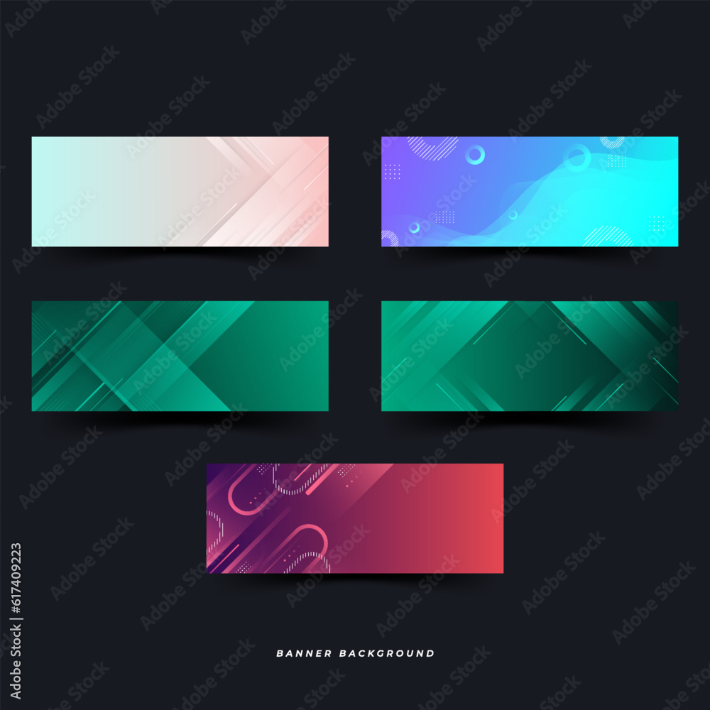 banner background. colorful, gradations, slashes ,memphis , abstract , set collection eps 10