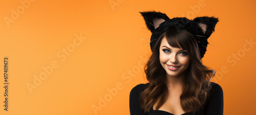 Woman Dressed as a Sexy Cat...
