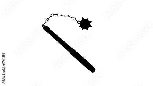 Flail weapon silhouette