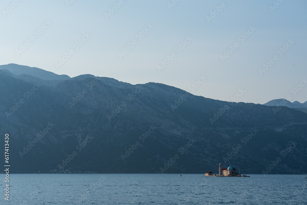 Perast Kotor sunset Montenegro