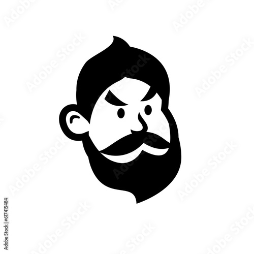 Genie mascot logo icon design illustration