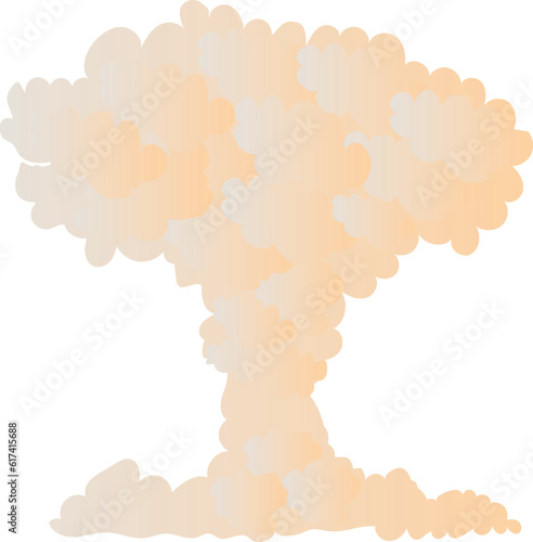 vector illustration of Hiroshima day, August 6th. bombing memorial poster in world war 2 photo