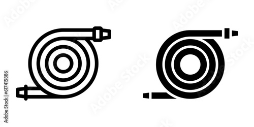 Hose icon. sign for mobile concept and web design. vector illustration