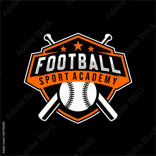 Modern professional baseball template logo design for baseball club