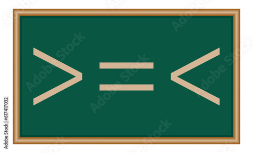 less than greater than and equal symbol in mathematics. inequality symbols. Mathematics resources for teachers and students.