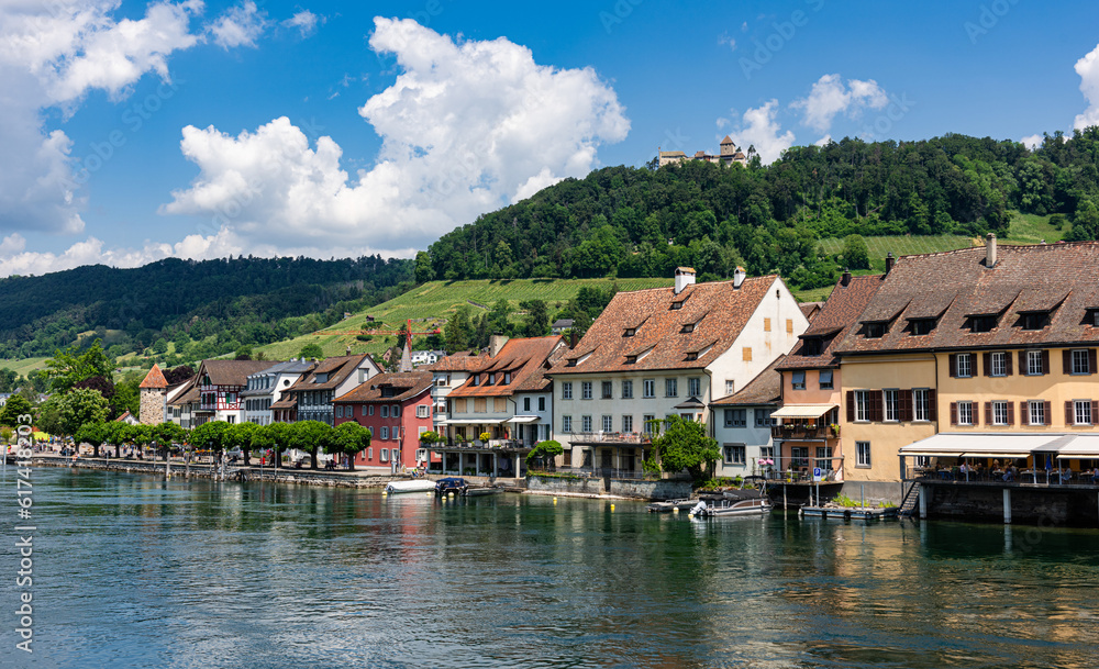 Historische Stadt Stein am Rhein, Kanton Schaffhausen, Schweiz Historische Stadt Stein am Rhein, Kanton Schaffhausen, Schweiz