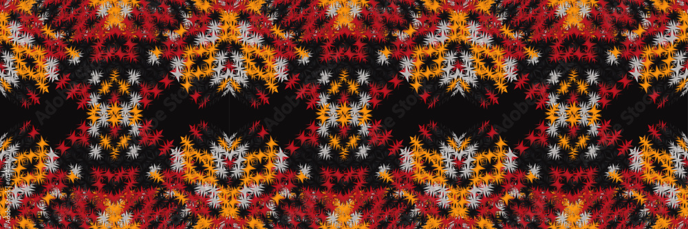 Seamless Kasuri pattern in triba,Gyp sy.Figure tribal embroidery.Indian,l.Aztec style abstract vector illustration.Ethnic stripe seamless pattern.textured ornament illustration,clothing and other. Seamless Kasuri pattern in triba,Gyp sy.Figure tribal embroidery.Indian,l.Aztec style abstract vector illustration.Ethnic stripe seamless pattern.textured ornament illustration,clothing and other.