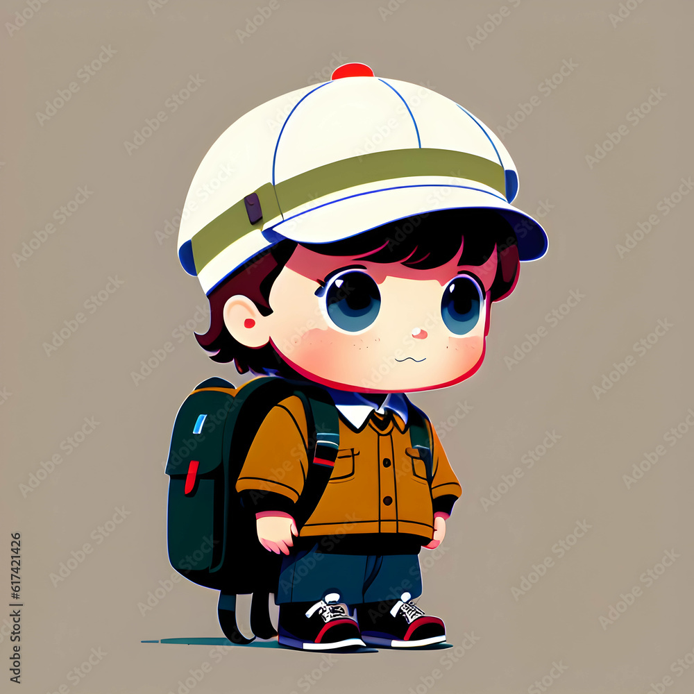 school boy with bag school boy with bag