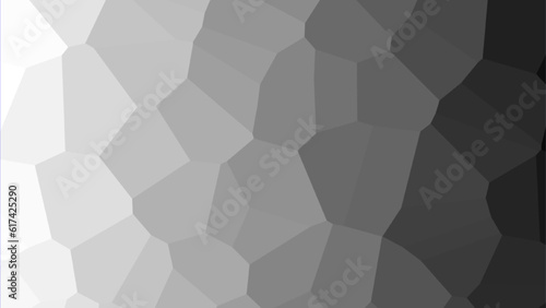 Black and white abstract low poly background. 