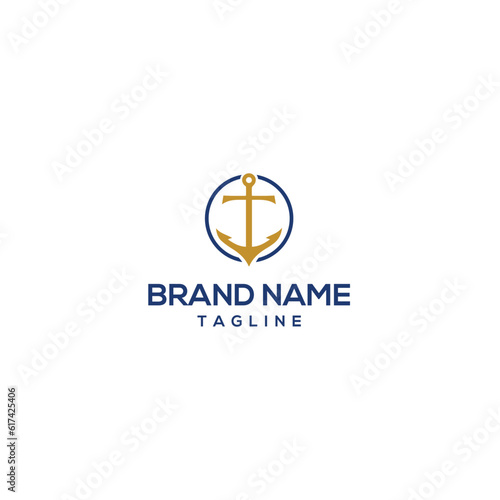 Anchor logo design for vessel business.