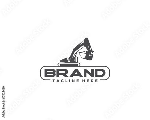 Bold and strong construction logo design.