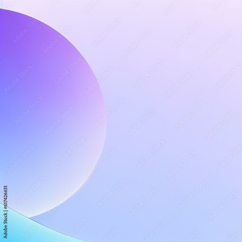 abstract blue background with circles - Light Purple and White - Light Colors and White - Generative AI