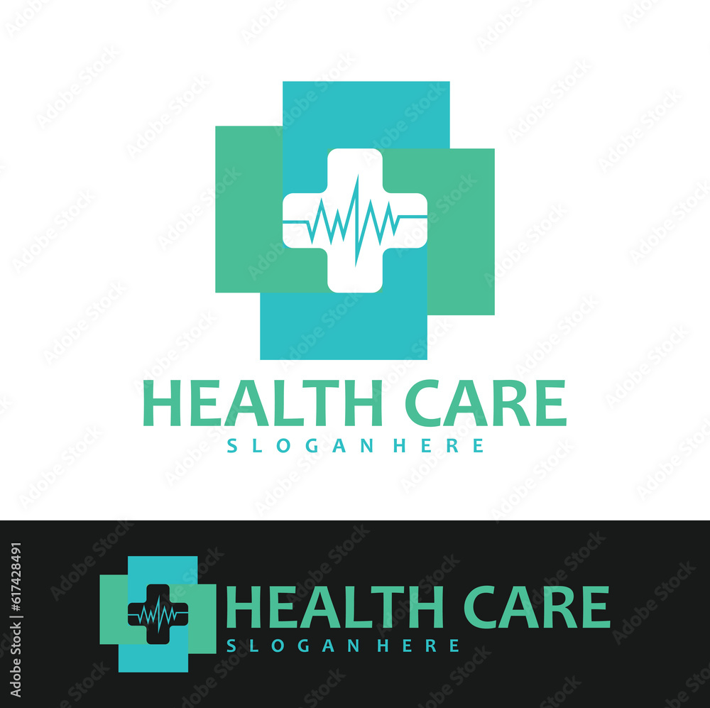 health care and medical logo design vector illustration health care and medical logo design vector illustration