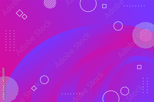Purple gradient abstract geometric background