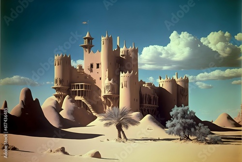 castle in the desert midcentury 