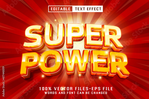Super Power Editable Text Effect