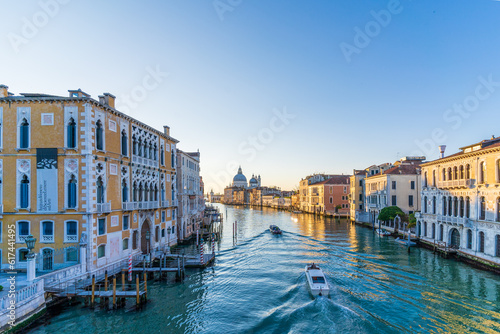 Grand Canal side view in Venice photo