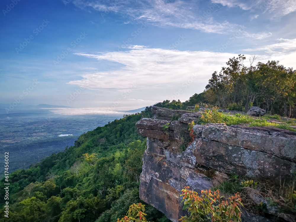 Landscape of Pha Hua Nak Viewpoint,located in Phulaenca National Park,Chaiyaphum,Thailand Landscape of Pha Hua Nak Viewpoint,located in Phulaenca National Park,Chaiyaphum,Thailand