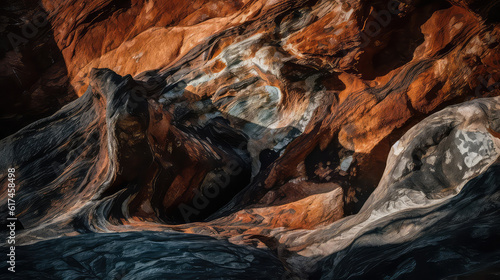Abstract Landscapes Featuring Interesting Rock Formations