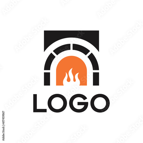 Firewood Oven and Wood fired Logo Design