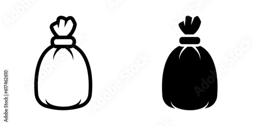 Bag icon. sign for mobile concept and web design. vector illustration