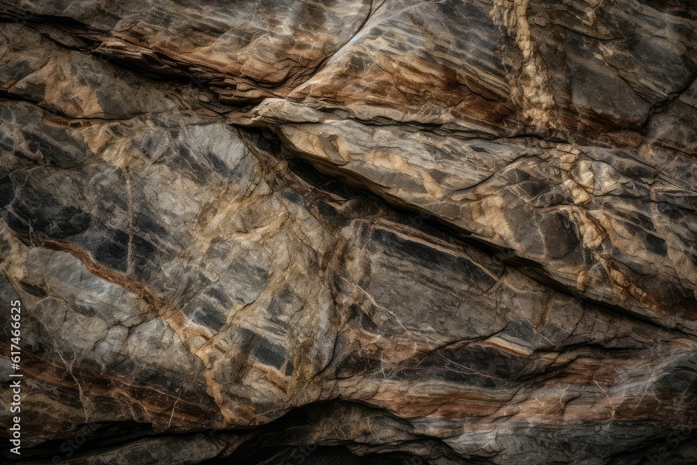 Brown rock texture with cracks. Rough mountain surface. Close-up. Stone background for design Brown rock texture with cracks. Rough mountain surface. Close-up. Stone background for design