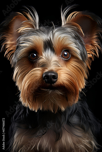 portrait of a yorkshire terrier
