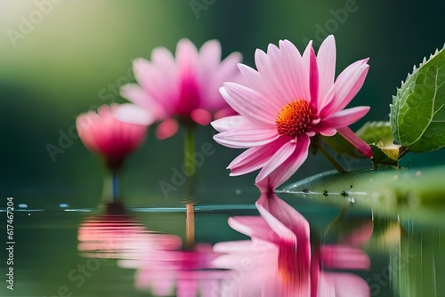 pink lotus flower generated by AI tool