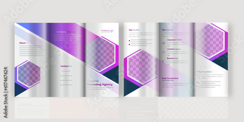 corporate tri-fold brochure template