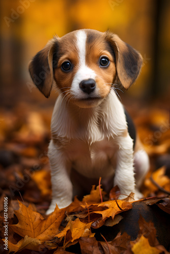 beagle puppy in park © alphazero