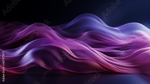 Purple abstract swirl background with a curved line, in the style of dark and moody still lifes, © Dushan