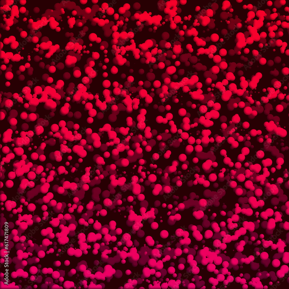 Pink and Red Molecular Texture