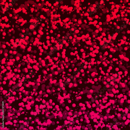 Pink and Red Molecular Texture