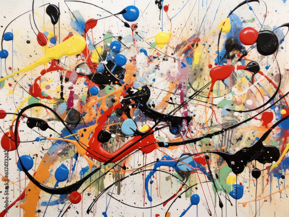 Abstract modern art expressionist oil painting, generative ai Abstract modern art expressionist oil painting, generative ai