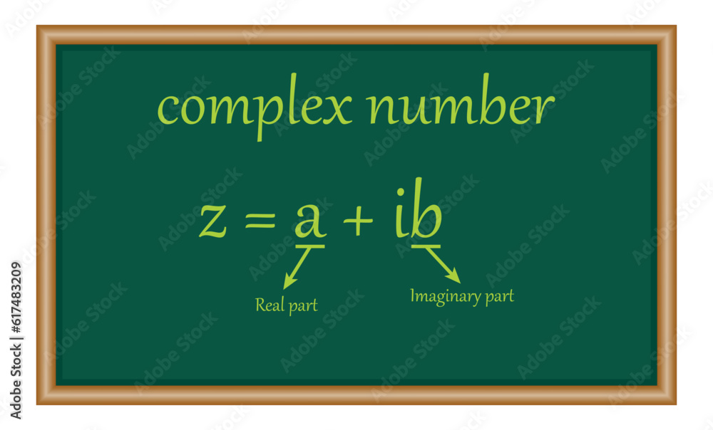 Parts of complex number in mathematics. imaginary part and real part. complex numbers standard form in mathematics Parts of complex number in mathematics. imaginary part and real part. complex numbers standard form in mathematics