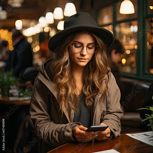 Social Media, Person on Social Media, City Living, Tablet, iphone, AI Generated