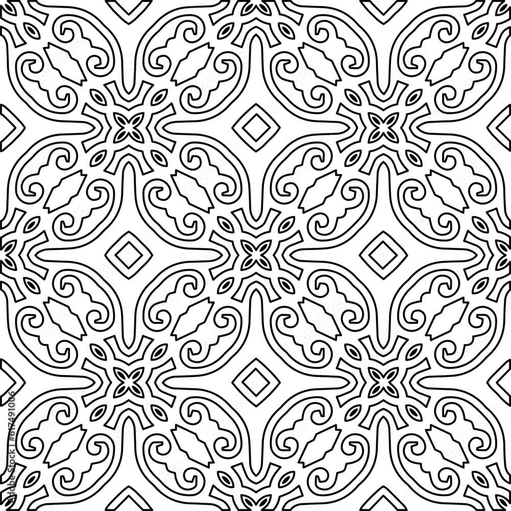 Black and white pattern with abstract shapes. Abstract background. Patterns of the lines. Black and white pattern with abstract shapes. Abstract background. Patterns of the lines.