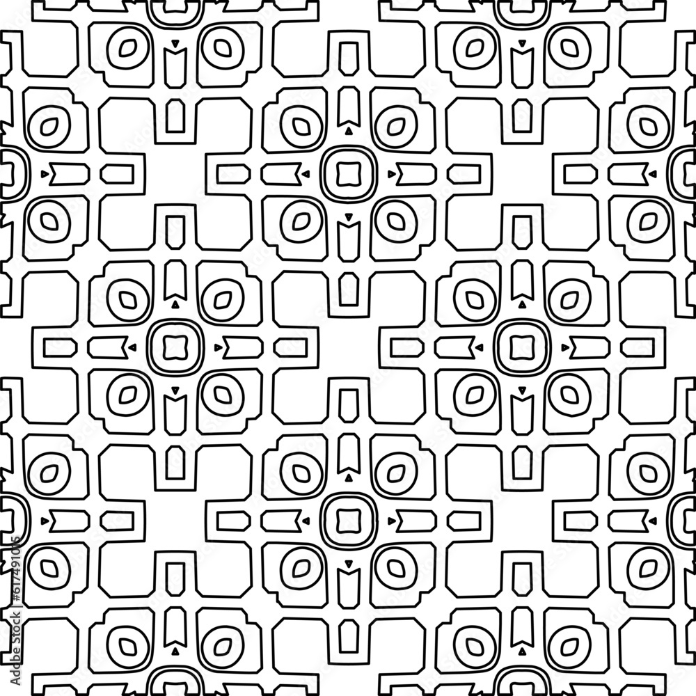 Black and white pattern with abstract shapes. Abstract background. Patterns of the lines. Black and white pattern with abstract shapes. Abstract background. Patterns of the lines.