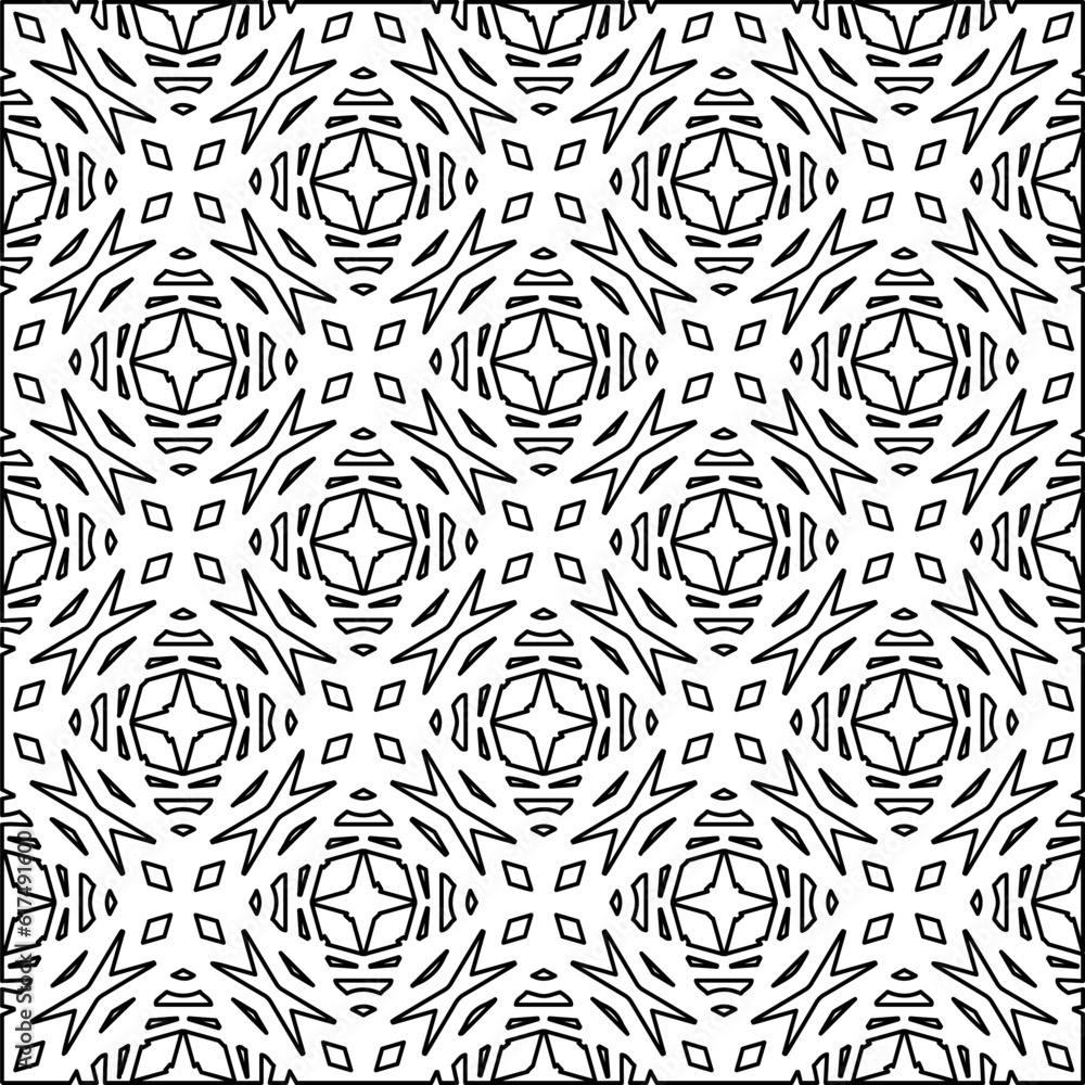 Black and white pattern with abstract shapes. Abstract background. Patterns of the lines. Black and white pattern with abstract shapes. Abstract background. Patterns of the lines.