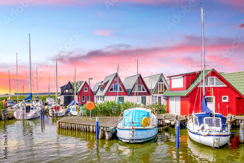 Hafen, Ahrenshoop, Ostsee, Deutschland  photo