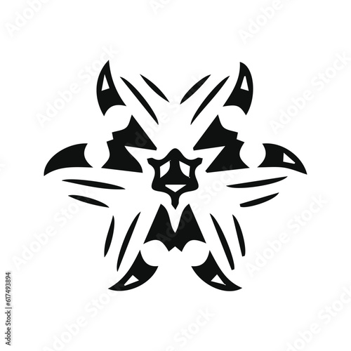 hand drawing symmetry mandala and symmetry flower, complex circle