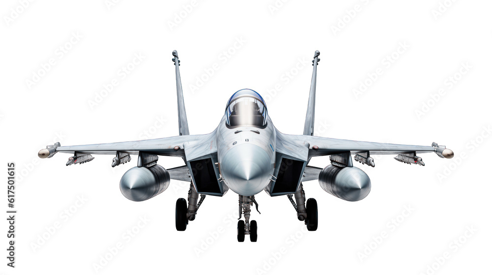 F 15 Fighter jet plane isolated on  white background png cutout - obrazy, fototapety, plakaty 
