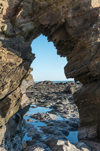 Ark rock formation at the Pointe du Payre, in the ouest coast of France in Vendee © Designpics