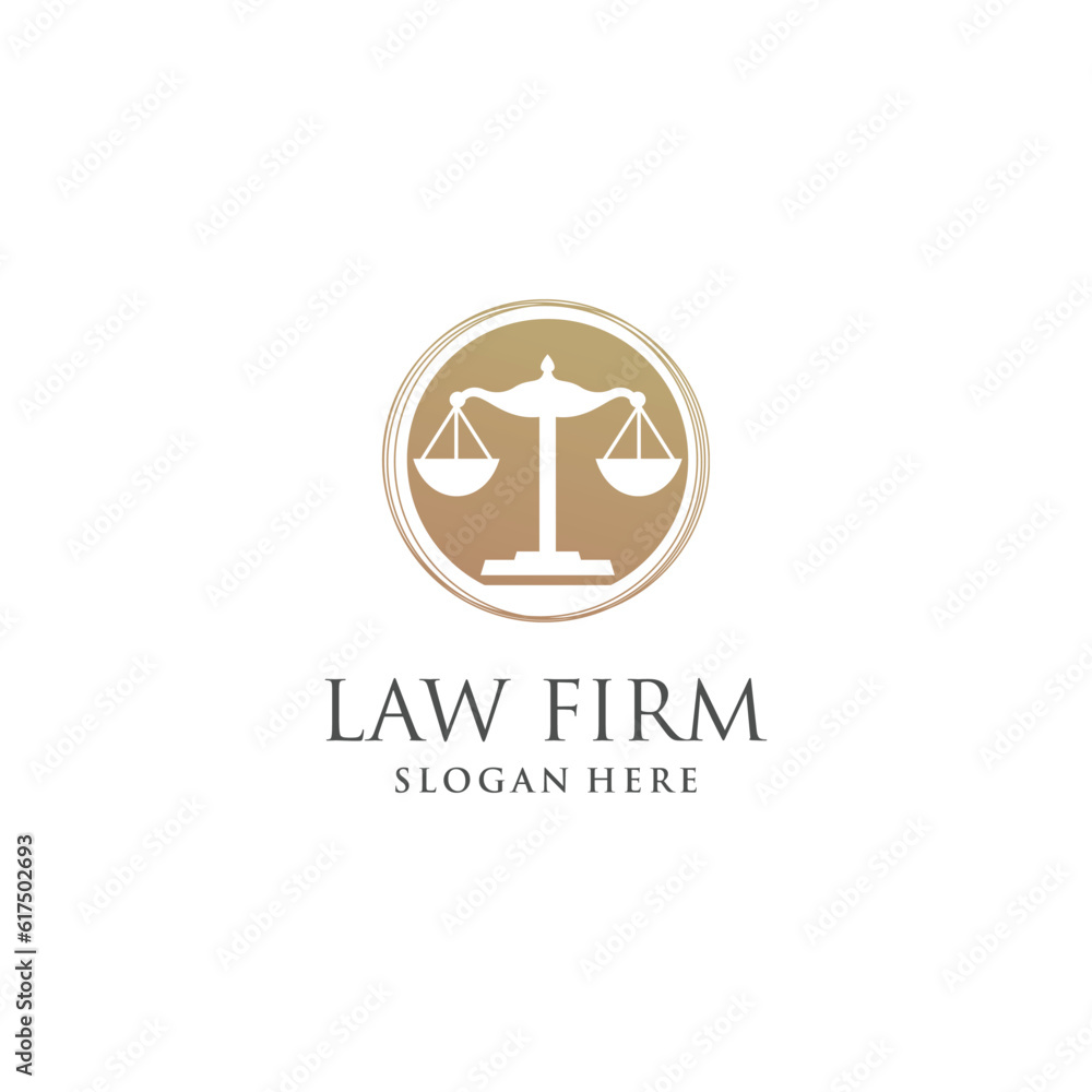 Lawyer logo vector with creative unique idea Lawyer logo vector with creative unique idea