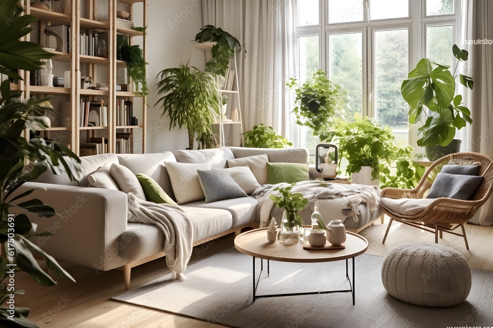 Obraz premium living room interior