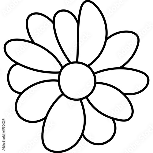 Flower Bud Coloring Page