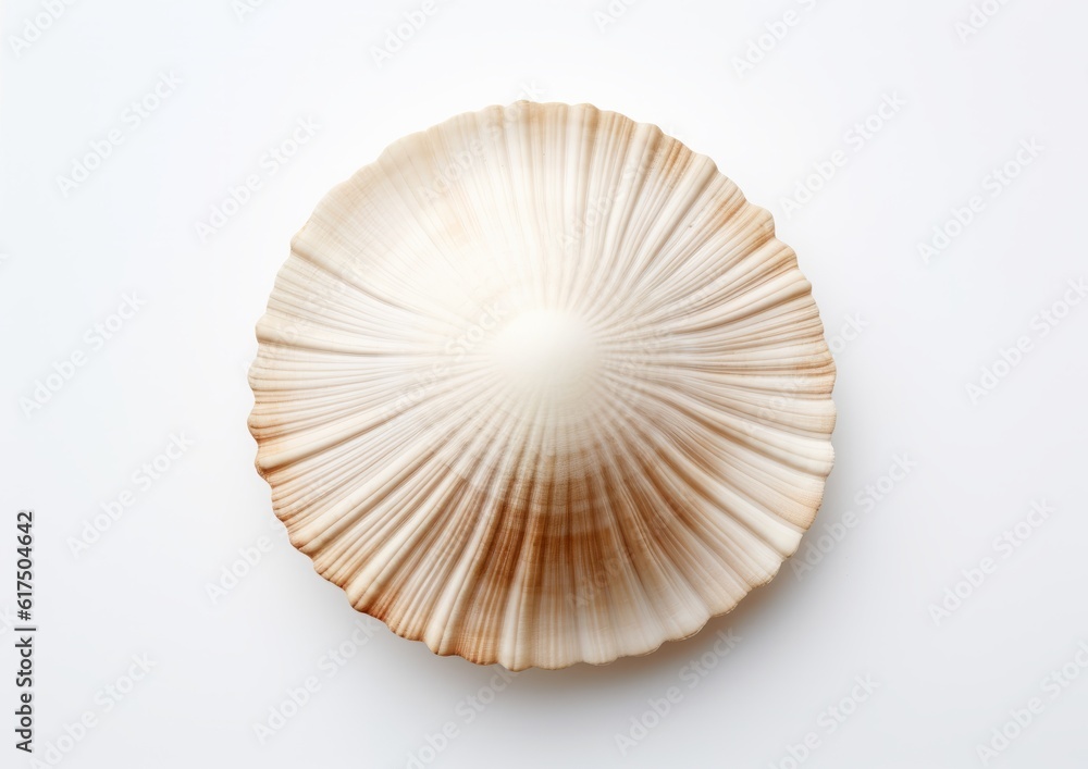 shell isolated on white, AI generative