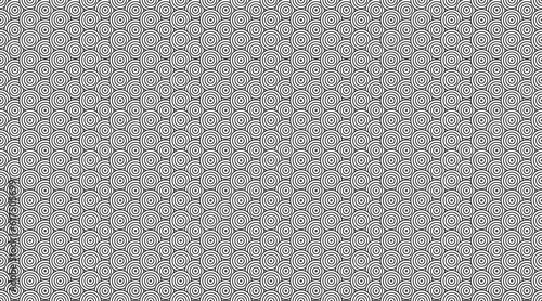 Chinese, japanese circle pattern. Traditional asian motif.